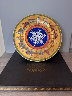 Versace x Rosenthal Ltd. Ed. "Cortege de Noel" Ltd. Ed. Service/Wall Plate